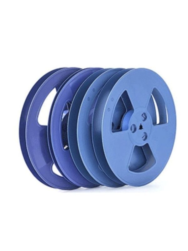 blue plastic reels